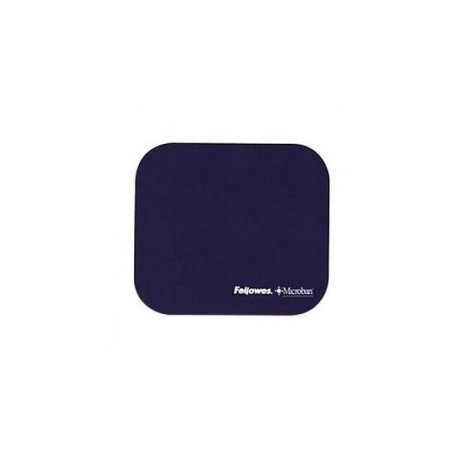 Mousepad Fellowes Microban Navy, 20.32x 22.86cm, Grosor 4mm, Azul