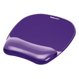 Mousepad Fellowes con Descansa Muñecas de Gel, 20x23cm, Grosor 2cm, Púrpura