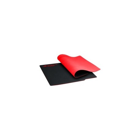 Mousepad Gamer ASUS ROG Whetstone, 32x27cm, Grosor 2mm, Negro/Rojo