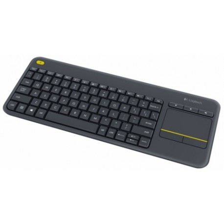 Teclado Logitech Touch K400 Plus, Inalámbrico, USB, Negro (Español)