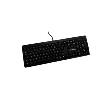 Teclado Techzone TZ16TEC01-ALA, Alámbrico, USB, Negro (Español)