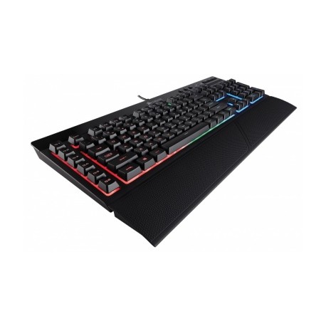 Teclado Gamer Corsair K55 RGB, Alámbrico, Negro (Inglés)