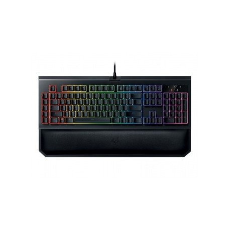 Teclado Gamer Razer BlackWidow Chroma V2 LED RGB, Teclado Mecánico, Switch Green, Alámbrico, Negro (Inglés)