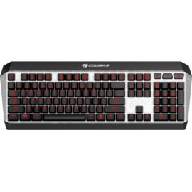 Teclado Gamer Cougar ATTACK X3 LED Rojo, Teclado Mecánico, Cherry MX Brown, Alámbrico,