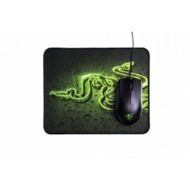 Mouse Gamer Razer Óptico Abyssus, Alámbrico, USB, 1800DPI, Negro  Mousepad Goliathus