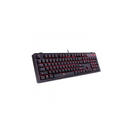 Teclado Gamer Tt sSPORTS MEKA PRO LED Rojo, Teclado Mecánico, Cherry MX Blue, Alámbrico, Negro (Inglés)