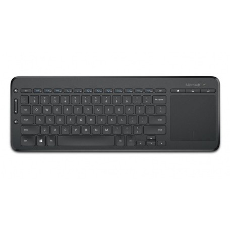 Microsoft All-in-One Media Keyboard N9Z-00004, Inalámbrico, USB, Negro (Español)