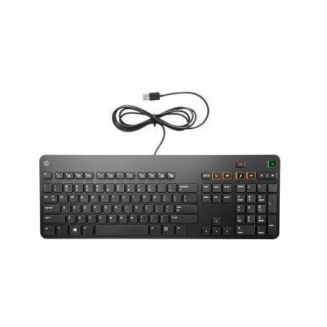 Teclado HP Conferencing Keyboard, Alámbrico, USB, Negro, (Inglés)