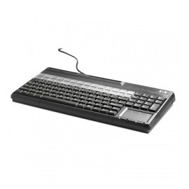 Teclado HP con Lector de Banda Magnética FK218AA, Negro (Inglés)