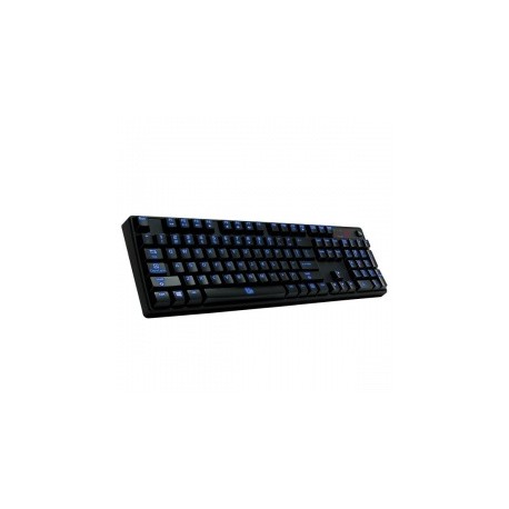 Teclado Tt eSports POSEIDON Z, Mecánico, Blue Switch, Alámbrico, 1.8 Metros, USB, Negro (Inglés)