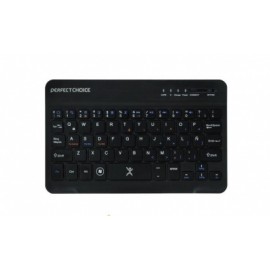 Teclado Perfect Choice Mini PC-200932, Bluetooth, USB, Negro (Español)