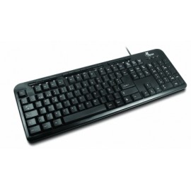 Teclado Xtech Multimedia XTK-130, Alámbrico, USB, Negro (Español)