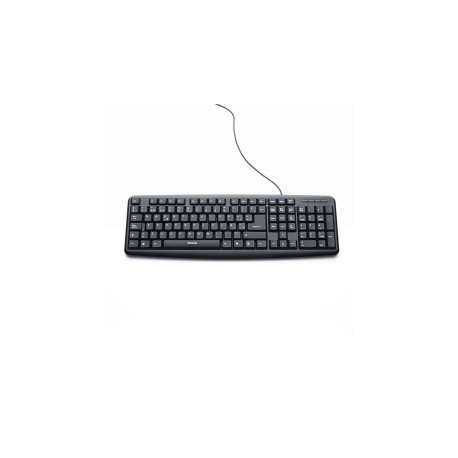 Teclado Verbatim 98121, Alámbrico, USB, Negro (Inglés)