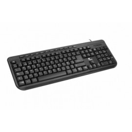 Teclado Xtech Multimedia XTK-190S, Alámbrico, USB, Negro (Español)