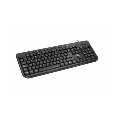 Teclado Xtech Multimedia XTK-190S, Alámbrico, USB, Negro (Español)