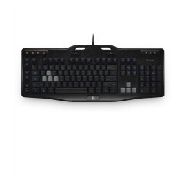 Teclado Gamer Logitech G105, Alámbrico, USB, Negro (Inglés)