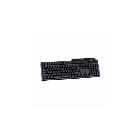 Teclado Gamer Azio L70 LED Azul, Inalámbrico, USB, Negro (Inglés)