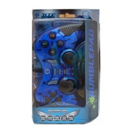 BRobotix Control para Juegos RumblePad, Alámbrico, USB 2.0, Azul