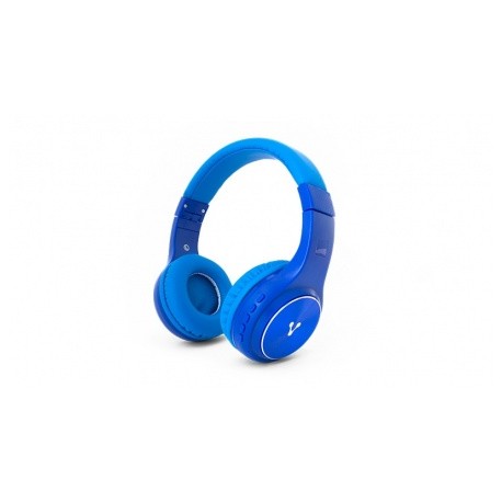 Vorago Audífonos con Micrófono HPB-300, Bluetooth, Inalámbrico, Azul