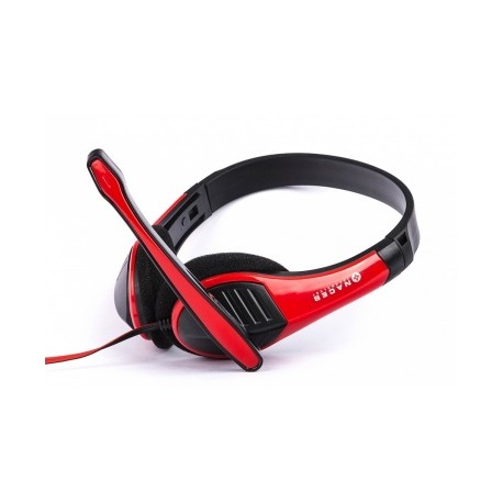 Naceb Audífonos NA-589RO, Alámbrico, 2 Metros, 3.5mm, Rojo