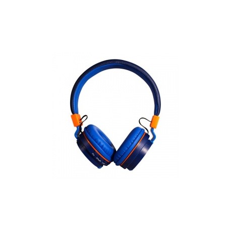 Ginga Audífonos GI16ADJ02BT, Bluetooth, Inalámbrico, Azul