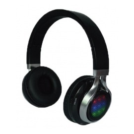 QFX Audífonos H-252, Bluetooth, 3.5mm, Negro