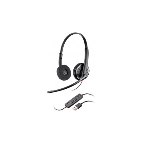 Plantronics Audífono Binaural con Micrófono Blackwire C320, Alámbrico, USB