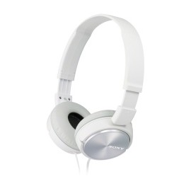 Sony Audífonos con Micrófono ZX310, Alámbrico, 1.2 Metros, Blanco