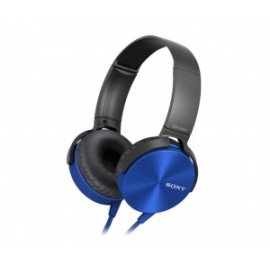 Sony Audífonos MDR-XB450AP, Alámbrico, 1.2 Metros, Azul