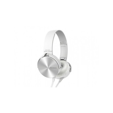 Sony Audífonos MDR-XB450AP, Alámbrico, 1.2 Metros, Blanco