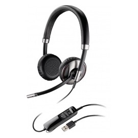 Plantronics Audífonos con Micrófono Blackwire 700, Inalámbrico, USB, Negro