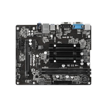 Tarjeta Madre ASRock micro ATX QC5000M, con AMD FT3 Kabini A4-5000 Integrada, USB 3.0, 32GB DDR3
