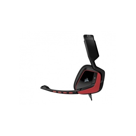 Corsair Audífonos Gamer VOID Surround Hybrid con USB Dolby 7.1, Alámbrico, 3.5mm, Rojo