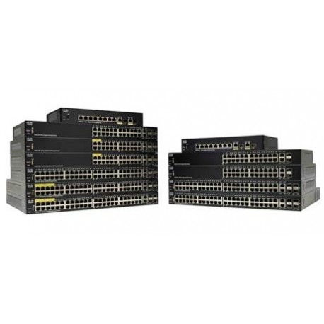 Switch Cisco Gigabit Ethernet SG250-26-K9-NA, 24 Puertos