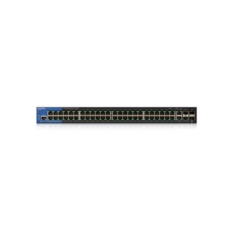 Switch Linksys Gigabit Ethernet LGS552P PoE, 50 Puertos