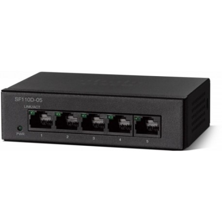 Switch Cisco Fast Ethernet SF110D-05, 5 Puertos