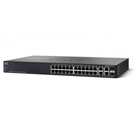 Switch Cisco Gigabit Ethernet SF300, 10-100Mbps, 12.8Gbit s, 24 Puertos, 16.000 Entradas – Gestionado