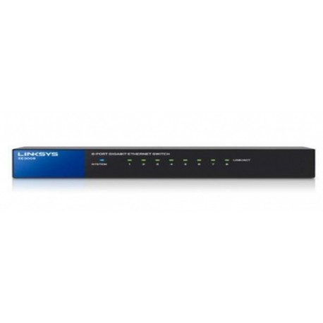 Switch Linksys Gigabit SE3008, 8 Puertos