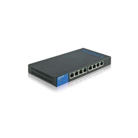 Switch Linksys Gigabit Ethernet LGS308, 8 Puertos