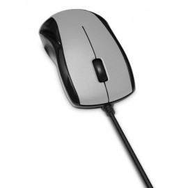 Mouse Maxell Óptico MOWR-101, Alámbrico, USB, 1000DPI, Negro Plata