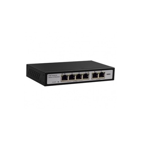 Switch Provison-ISR Fast Ethernet PoES-0460C 2, 6 Puertos