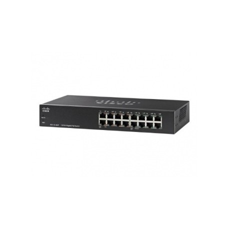 Switch Cisco Gigabit Ethernet SG110-16HP PoE, 16 Puertos