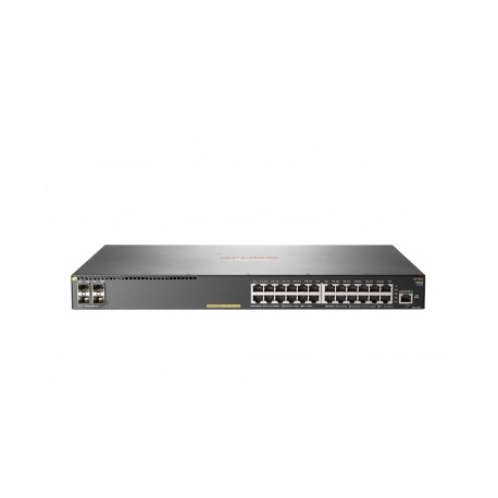 Switch HPE Gigabit Ethernet Aruba 2930F 24G PoE  4SFP, 24 Puertos