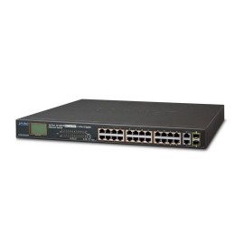 Switch Planet Fast Ethernet FGSW-2622VHP, 24 Puertos