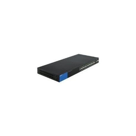 Switch Linksys Gigabit Ethernet LGS326P, 24 Puertos