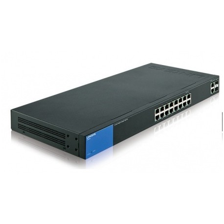 Switch Linksys Gigabit Ethernet LGS318, 16 Puertos