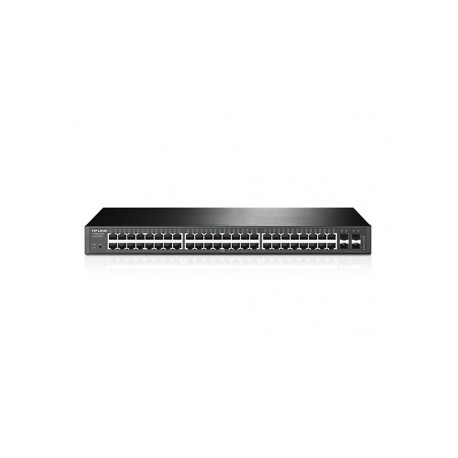 Switch TP-LINK Gigabit Ethernet JetStream T1600G-52TS, 48 Puertos