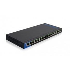 Switch Linksys Gigabit Ethernet LGS116P, 16 Puertos