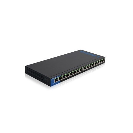 Switch Linksys Gigabit Ethernet LGS116P, 16 Puertos