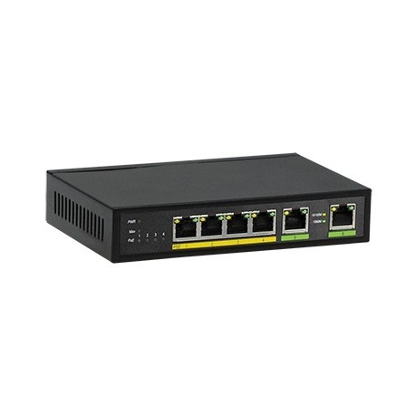 Switch Provision-ISR Gigabit Ethernet PoES-0460G 2G PoE, 4 Puertos